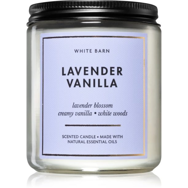 Bath & Body Works Lavender Vanilla ароматна свещ 198 гр.