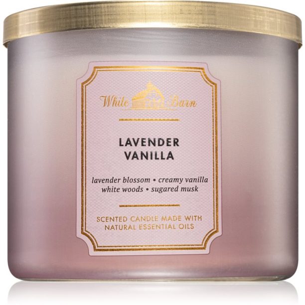 Bath & Body Works Lavender Vanilla ароматна свещ 411 гр.