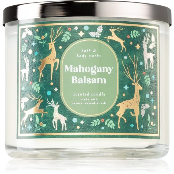 Bath & Body Works Mahogany Balsam ароматна свещ II. 411 гр.