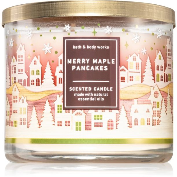 Bath & Body Works Merry Maple Pancakes ароматна свещ 411 гр.