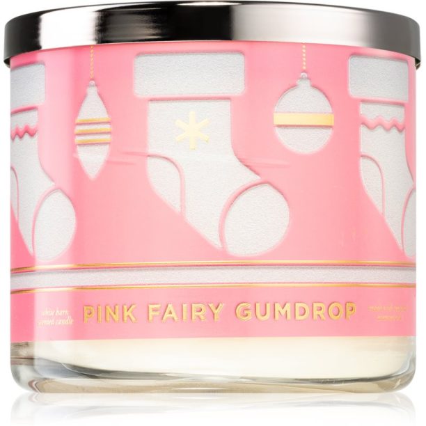 Bath & Body Works Pink Fairy Gumdrop ароматна свещ 411 гр.