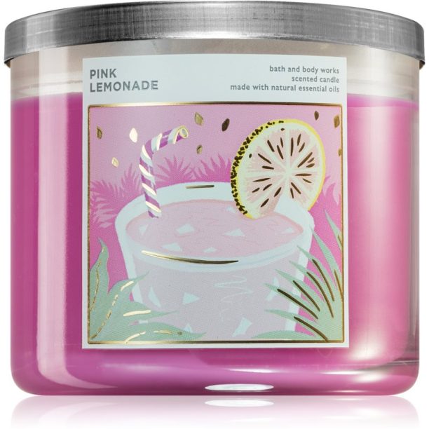 Bath & Body Works Pink Lemonade ароматна свещ I. 411 гр.