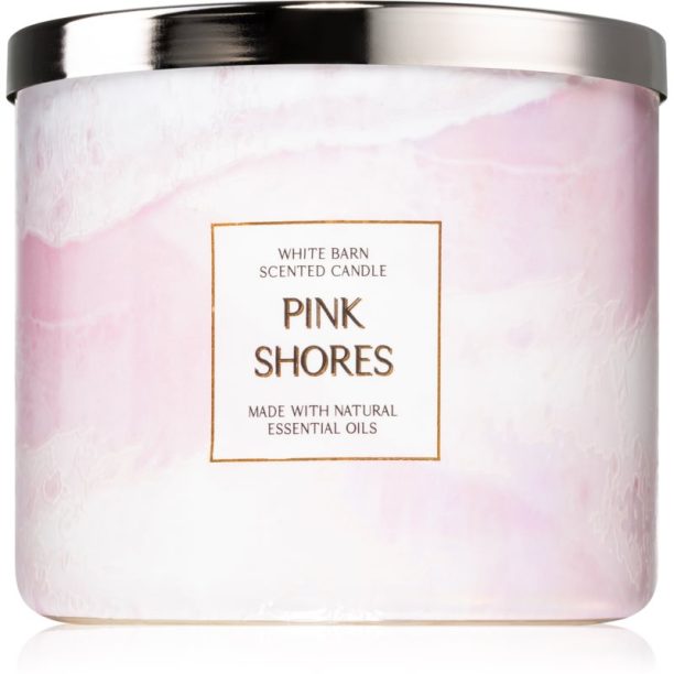 Bath & Body Works Pink Shores ароматна свещ 411 гр.