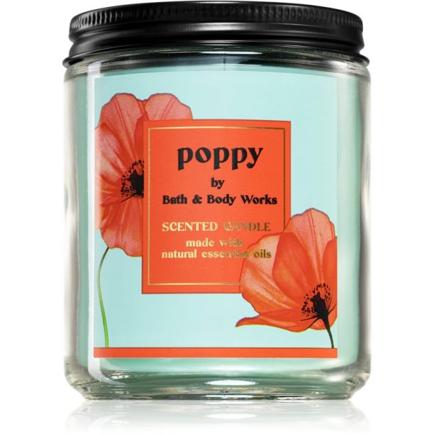 Bath & Body Works Poppy ароматна свещ 198 гр.