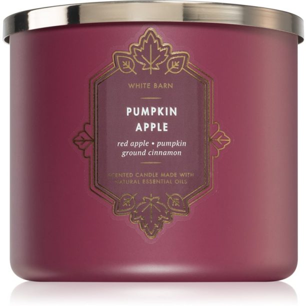 Bath & Body Works Pumpkin Apple ароматна свещ I. 411 гр.