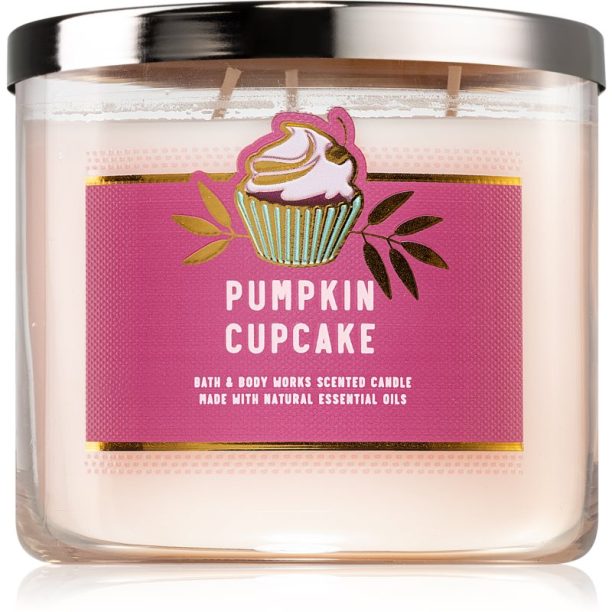 Bath & Body Works Pumpkin Cupcake ароматна свещ I. 411 гр.