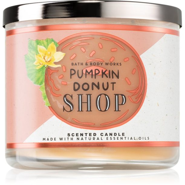 Bath & Body Works Pumpkin Donut Shop ароматна свещ 411 гр.