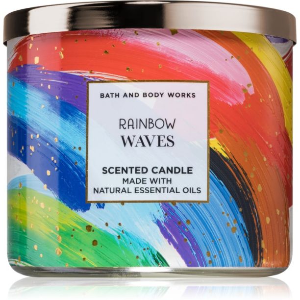 Bath & Body Works Rainbow Waves ароматна свещ 411 гр.