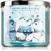 Bath & Body Works Snowflakes & Citrus ароматна свещ I. 411 гр.