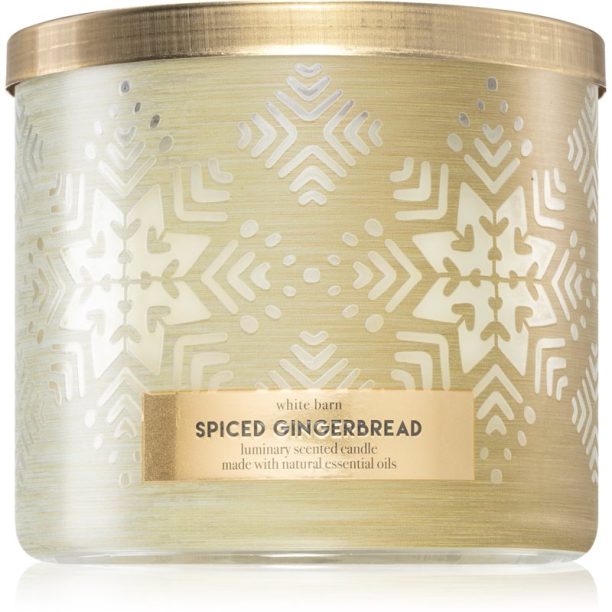 Bath & Body Works Spiced Gingerbread ароматна свещ 411 гр.