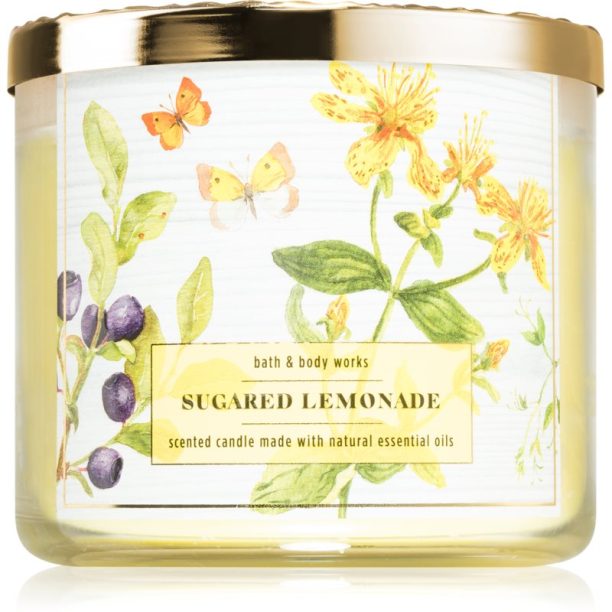 Bath & Body Works Sugared Lemonade ароматна свещ 411 гр.