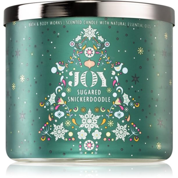 Bath & Body Works Sugared Snickerdoodle ароматна свещ с есенциални масла 411 гр.