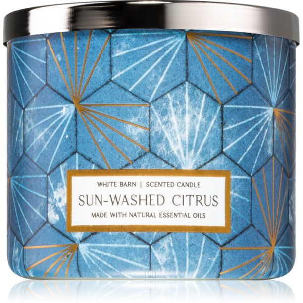 Bath & Body Works Sun-Washed Citrus ароматна свещ II. 411 гр.