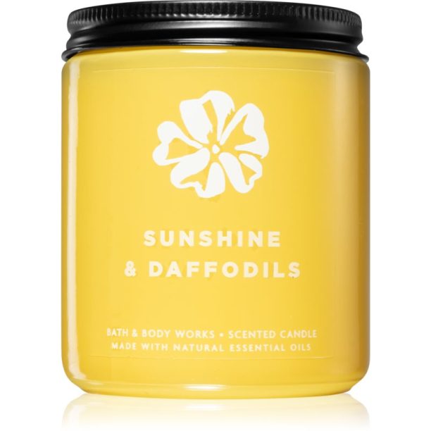 Bath & Body Works Sunshine and Daffodils ароматна свещ 198 гр.