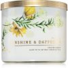 Bath & Body Works Sunshine and Daffodils ароматна свещ с есенциални масла 411 гр.