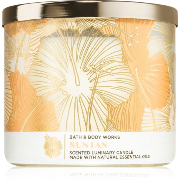 Bath & Body Works Suntan ароматна свещ 411 гр.