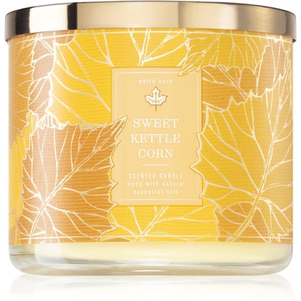 Bath & Body Works Sweet Kettle Corn ароматна свещ 411 гр.