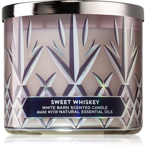 Bath & Body Works Sweet Whiskey ароматна свещ 411 гр.