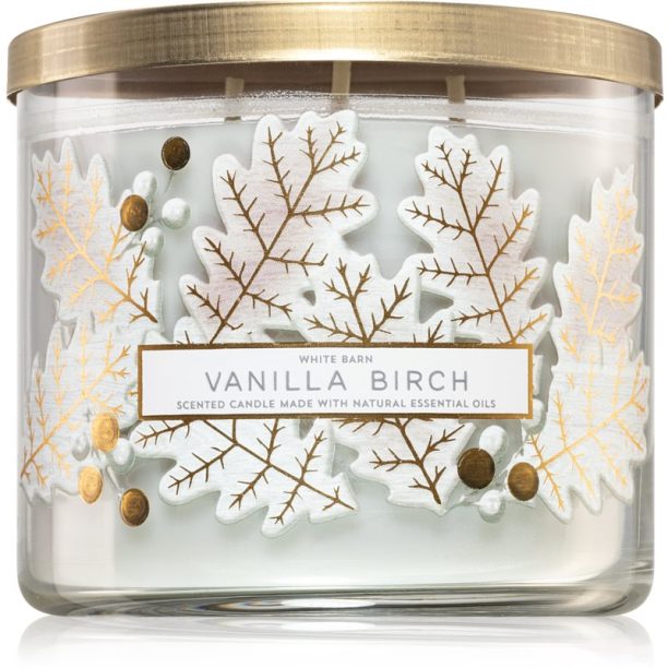 Bath & Body Works Vanilla Birch ароматна свещ I. 411 гр.