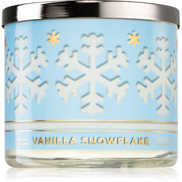 Bath & Body Works Vanilla Snowflake ароматна свещ 411 гр.