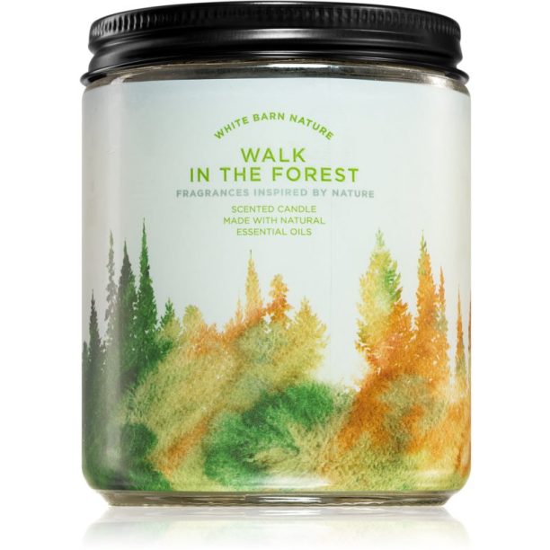 Bath & Body Works Walk in the Forest ароматна свещ 198 гр.