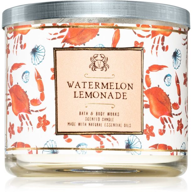 Bath & Body Works Watermelon Lemonade ароматна свещ 411 гр.