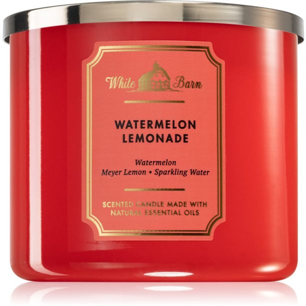 Bath & Body Works Watermelon Lemonade ароматна свещ 411 гр.