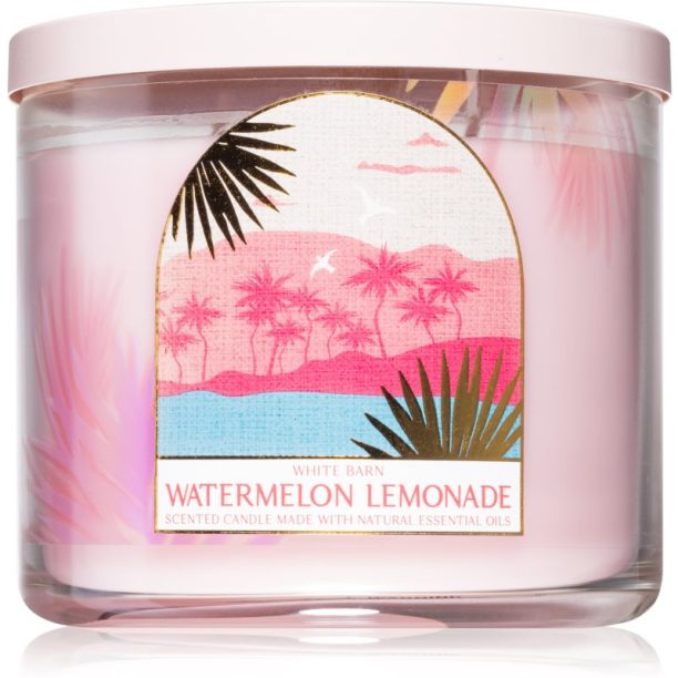 Bath & Body Works Watermelon Lemonade ароматна свещ 411 гр.