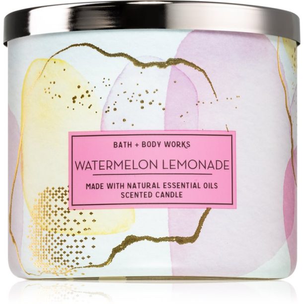 Bath & Body Works Watermelon Lemonade ароматна свещ V. 411 гр.