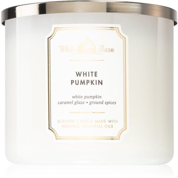 Bath & Body Works White Pumpkin ароматна свещ 411 гр.