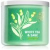 Bath & Body Works White Tea & Sage ароматна свещ 411 гр.