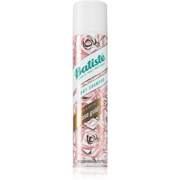 Batiste Rose Gold сух шампоан за абсорбиране на излишния себум а освежаване на косата 200 мл.