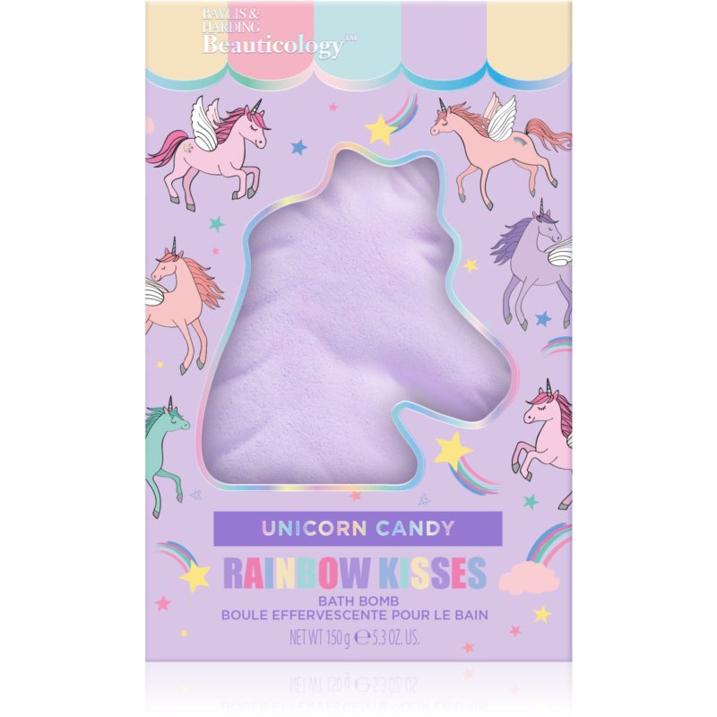 Baylis & Harding Beauticology Unicorn бомбичка за вана аромати Unicorn Candy 150 гр.