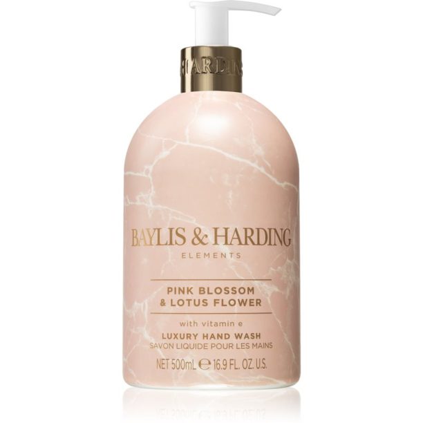 Baylis & Harding Elements Pink Blossom & Lotus Flower течен сапун за ръце 500 мл.