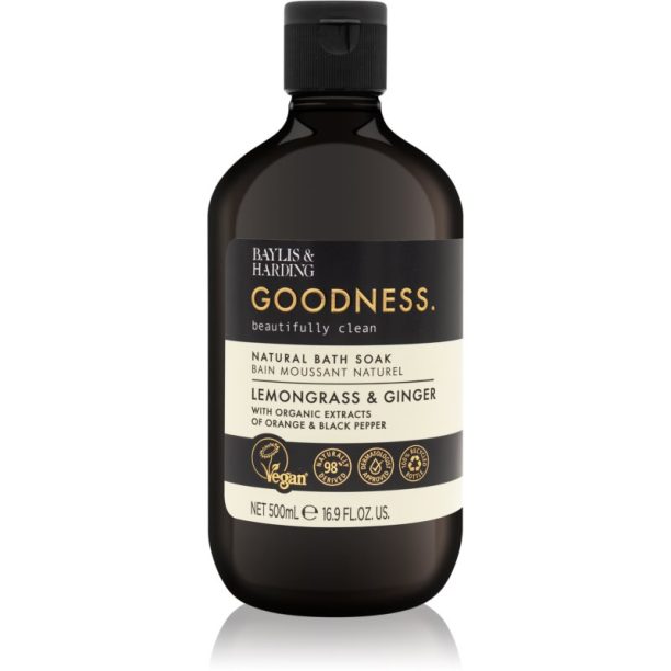 Baylis & Harding Goodness Lemongrass & Ginger пяна за вана 500 мл. на ниска цена