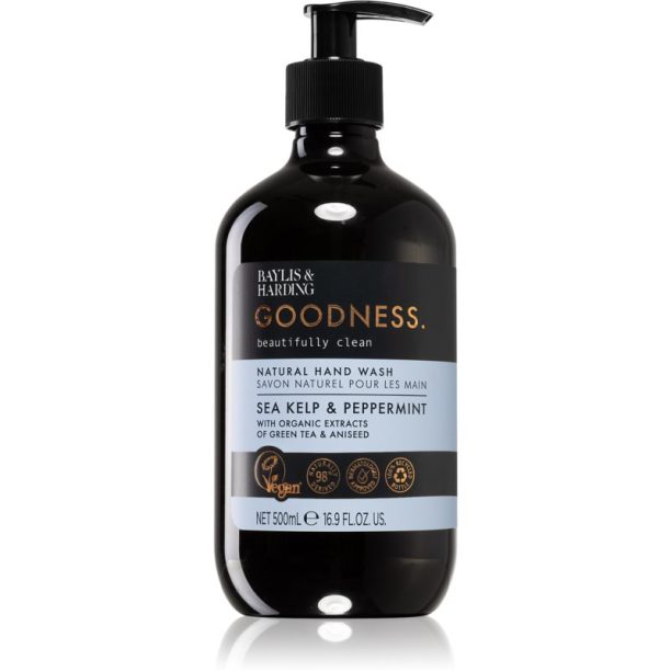 Baylis & Harding Goodness Sea Kelp & Peppermint натурален течен сапун за ръце 500 мл.