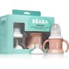 Beaba Evolutive training cup детско шише 3 в 1 Old Pink 150 мл.