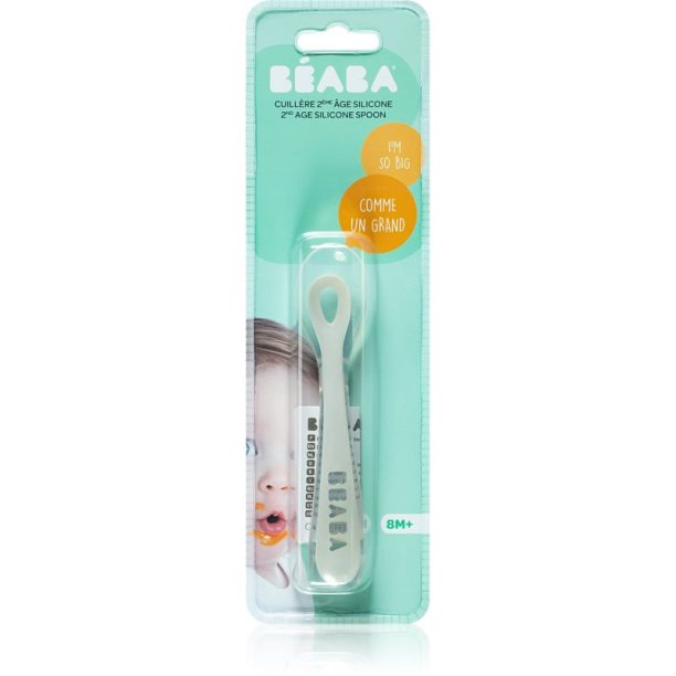 Beaba Silicone Spoon 8 months+ лъжичка Light Mist 1 бр.