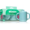 Beaba Silicone learning cup чаша с капачка Blue 170 мл.