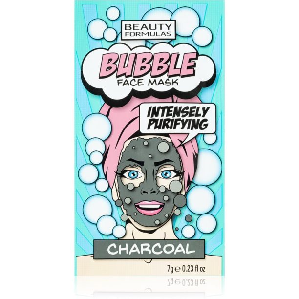 Beauty Formulas Bubble Charcoal почистваща маска за лице 7 гр.