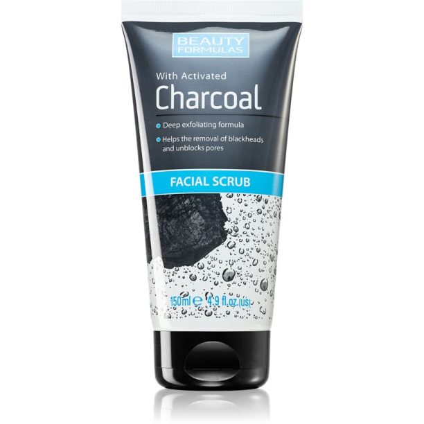 Beauty Formulas Charcoal пилинг за лице 150 мл.