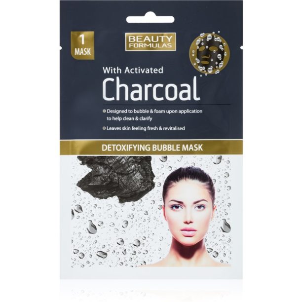 Beauty Formulas Charcoal почистваща маска за лице 1 бр.