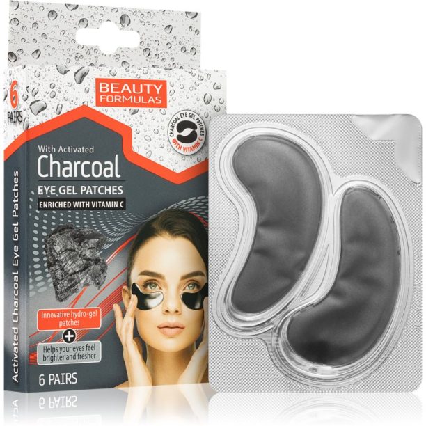 Beauty Formulas Charcoal хидрогелова маска за зоната около очите 6 бр. на ниска цена