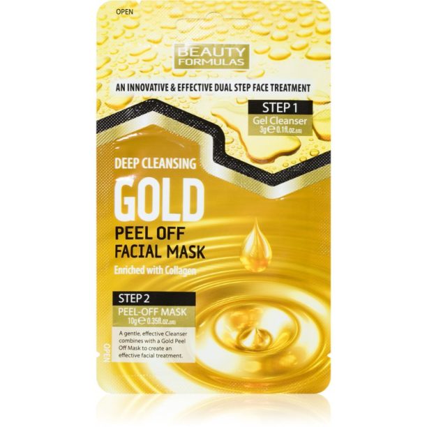 Beauty Formulas Gold пилинг и маска 2 в 1 1 бр.