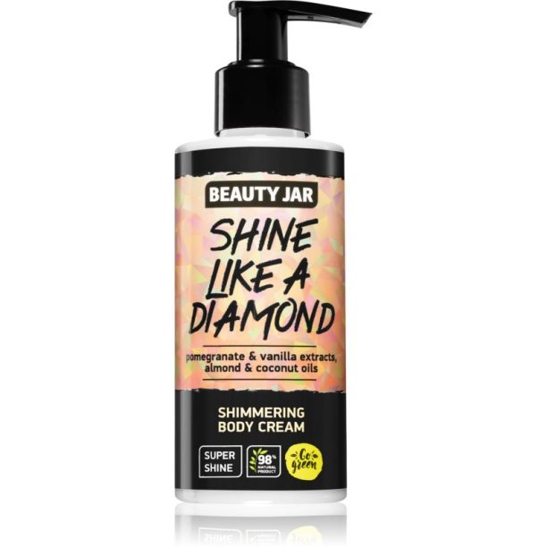 Beauty Jar Shine Like A Diamond озаряващ крем за тяло с подхранващ ефект 150 мл.