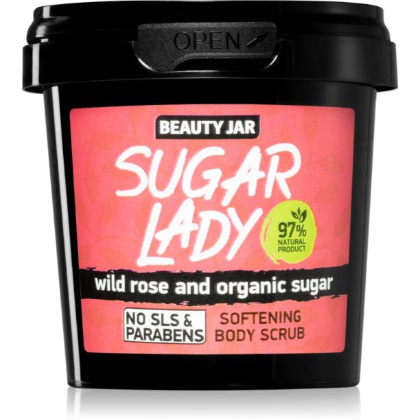 Beauty Jar Sugar Lady пилинг за тяло с аромат на малини 180 гр. на ниска цена