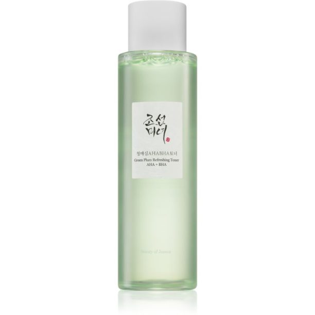 Beauty Of Joseon Green Plum Refreshing Toner AHA + BHA нежен ексфолиращ тоник за ежедневна употреба 150 мл.