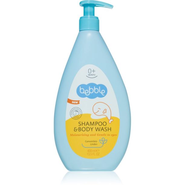 Bebble Shampoo & Body Wash Camomile & Linden шампоан и измиващ гел 2 в 1 за деца 400 мл.