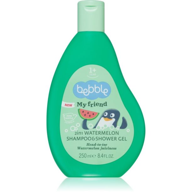 Bebble Strawberry Shampoo & Shower Gel Watermelon шампоан и душ гел 2 в 1 за деца 250 мл.