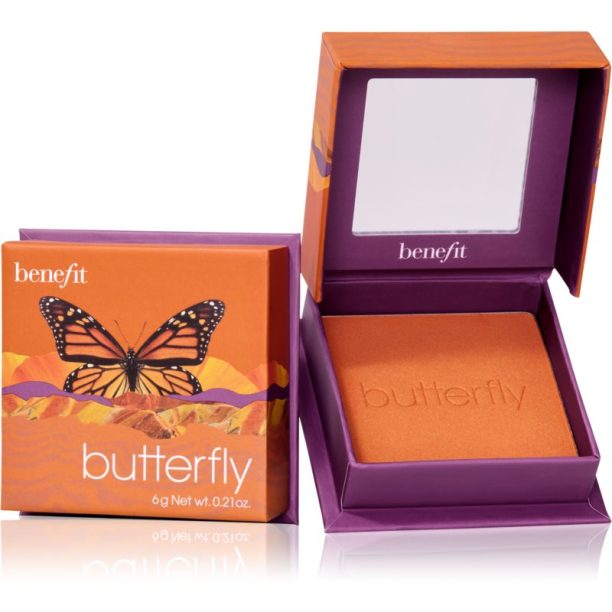 Benefit Butterfly WANDERful World руж - пудра цвят Golden orange 6 гр. на ниска цена